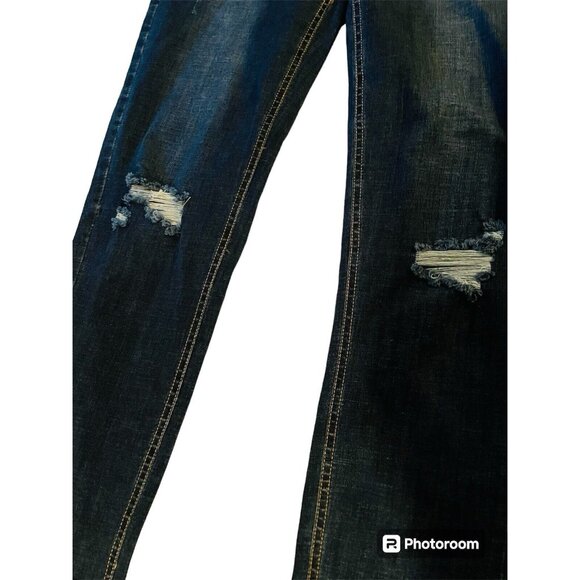 Risen High Rise Pull On Distressed Size 3XL Stretch USA Made NWT - Picture 2 of 10